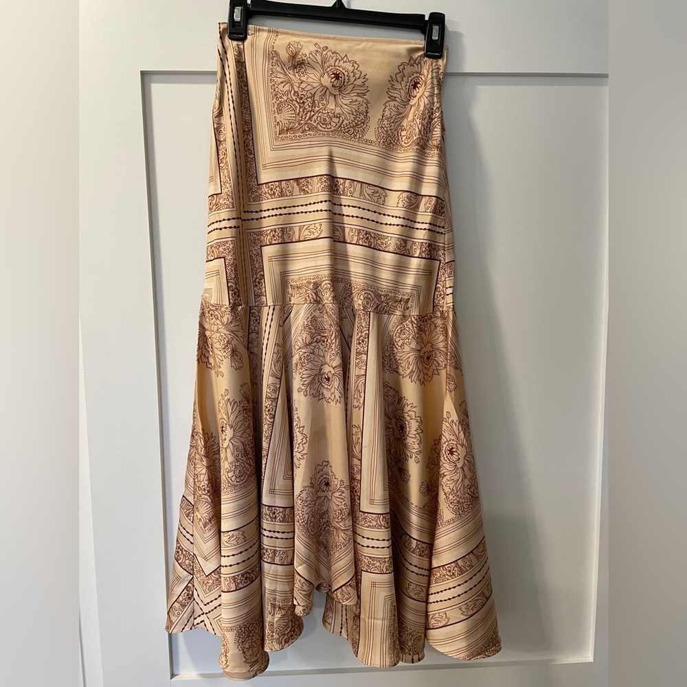 Free people slip on skirt. Tie in back